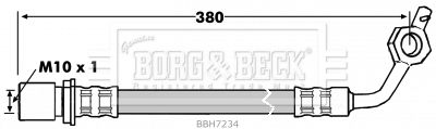 BORG & BECK Тормозной шланг BBH7234